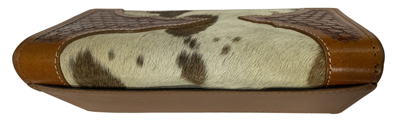 Medium Leather Hair on Cowhide Bifold Wallet #2